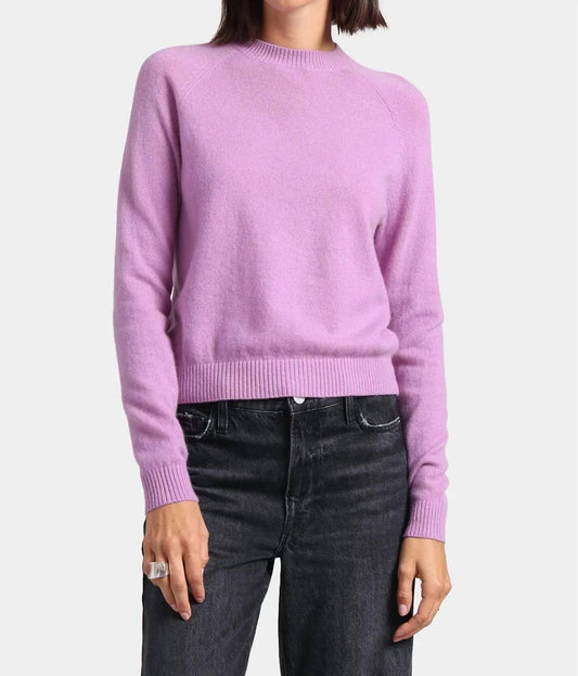 Minnie Rose - Cashmere Long Sleeve Shrunken Top