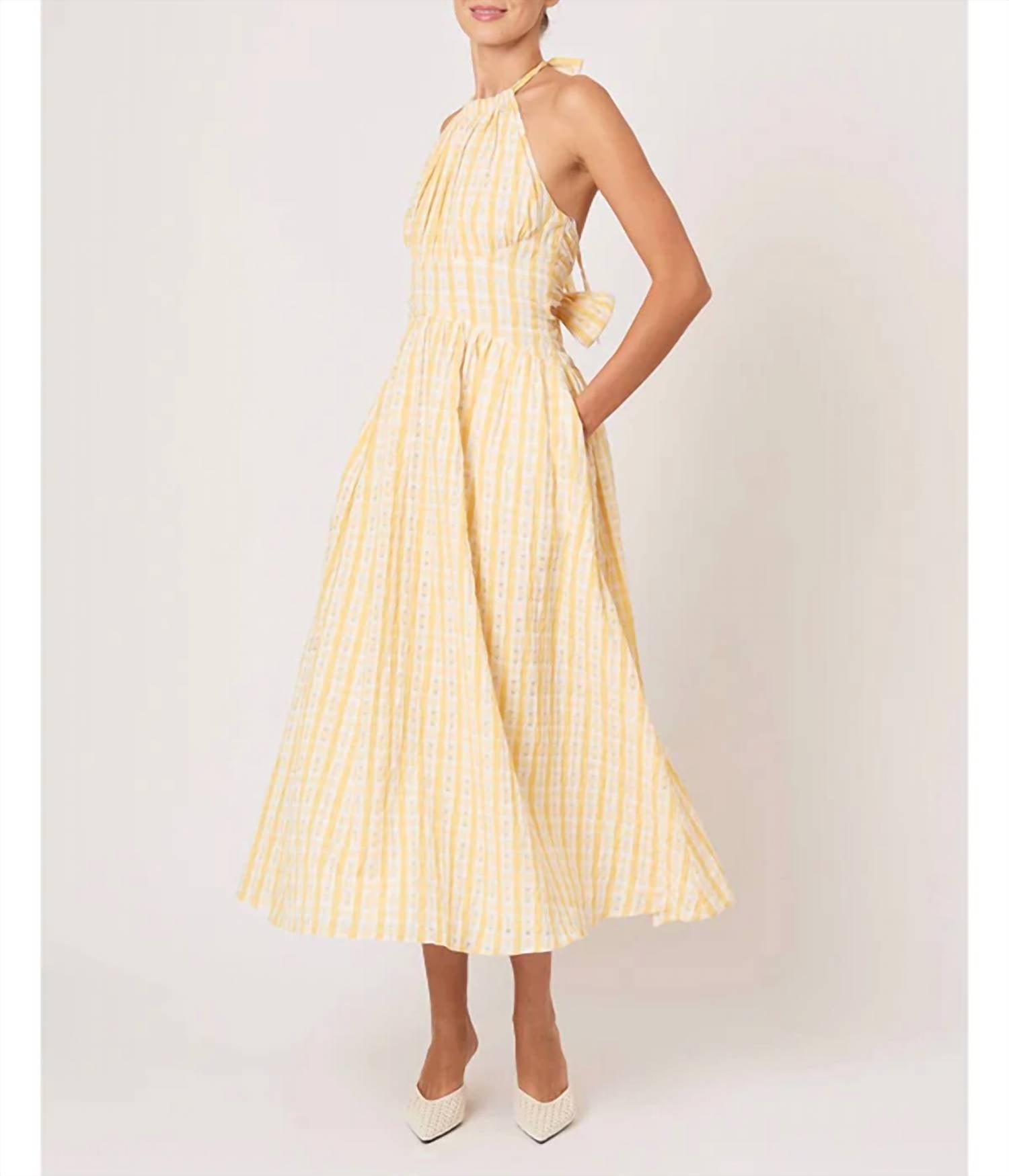 Rosie Assoulin - In The Name Of Love Halter Dress