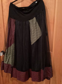 Luukaa - Women's Tricolor Maxi Skirt