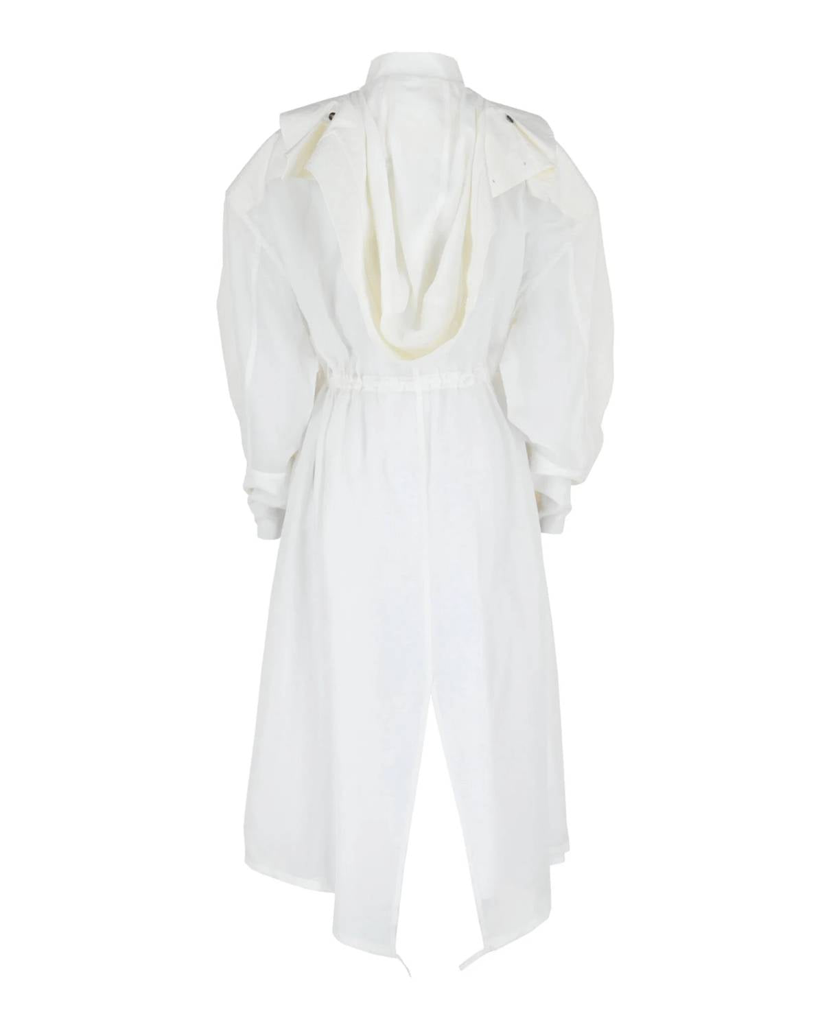 Salvatore Ferragamo - Women's Long-sleeved Hooded Trench Coat