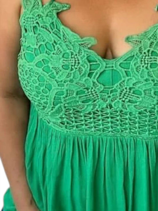 Blakeley - Lace Babydoll Swing Tank Top