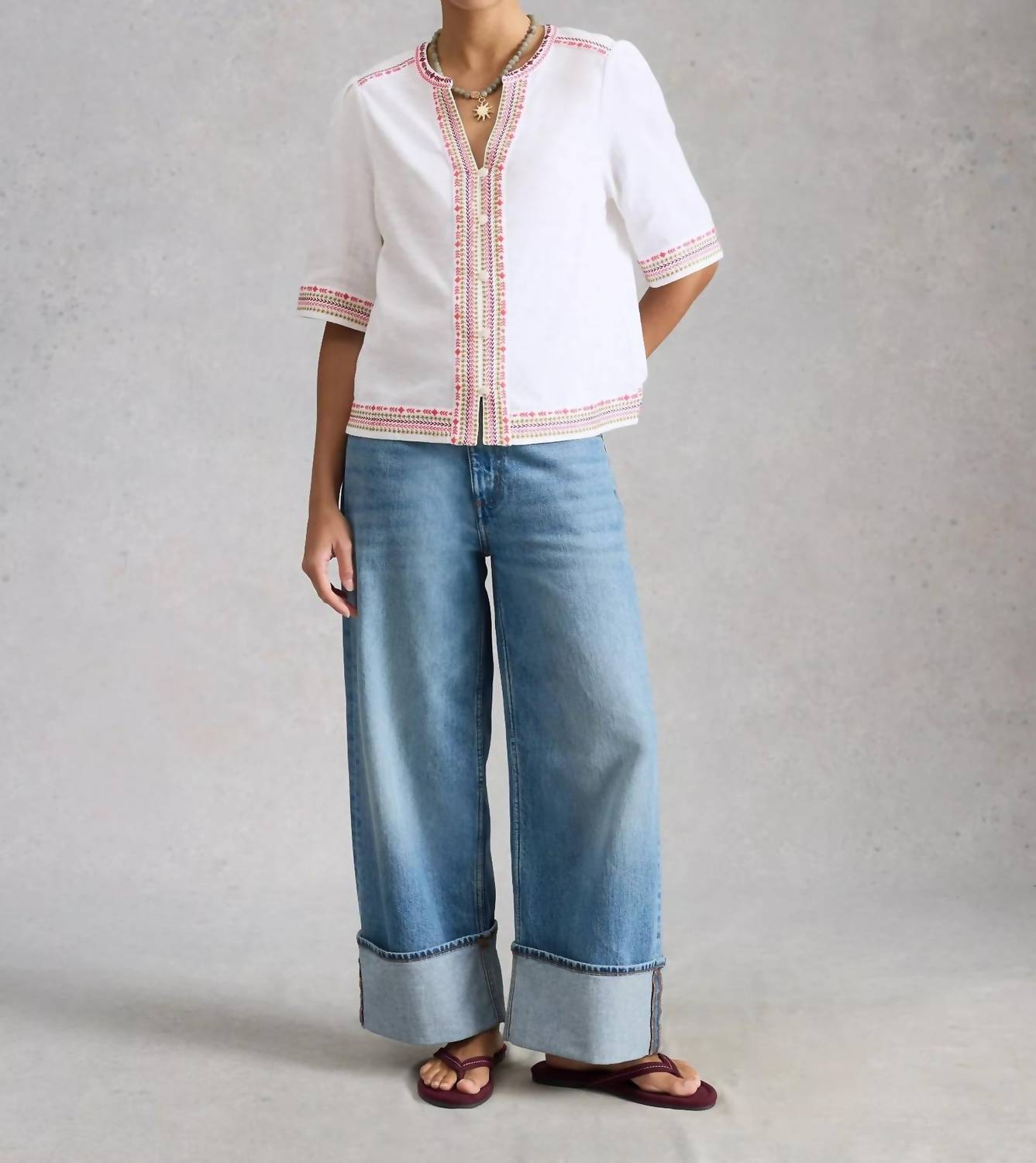 White Stuff - Lizzie Embroidered Top