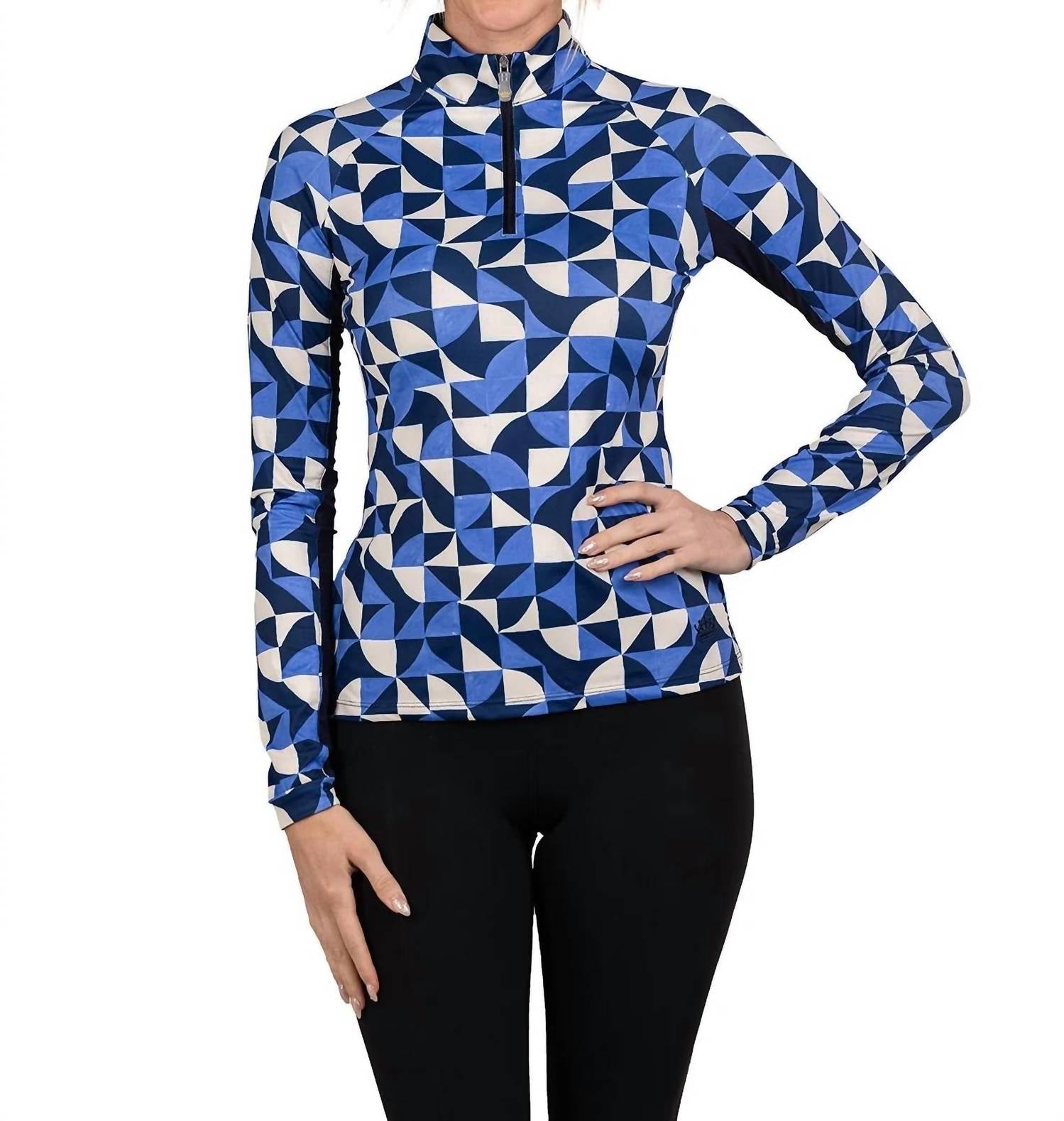 Kastel Denmark - 1/4 Zip Long Sleeve Tee