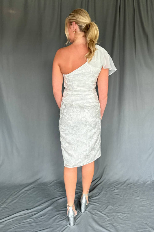 B.Right - One Shoulder Midi Dress With Bow