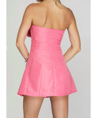 Cason Couture - The Everly Bow Front Mini Dress
