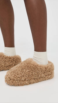 APPARIS Women's Misha Bouclette Slippers in camel - women's shoe - view 5