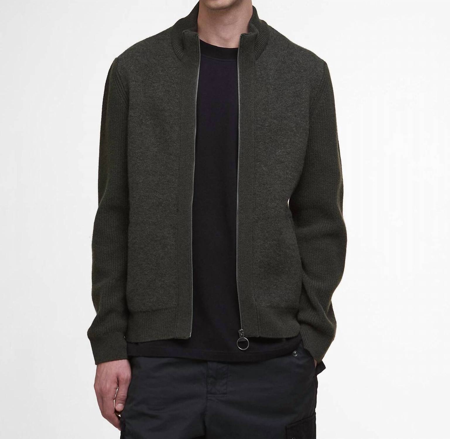 Barbour - Milburn Zip Through Knitted Jumper