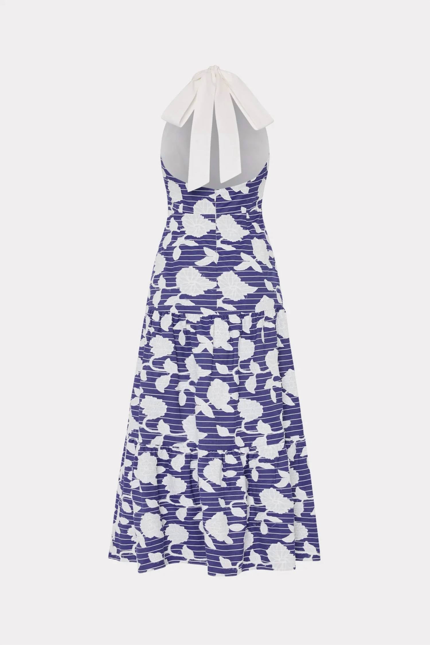 Milly - HAYDEN FLORAL EMBROIDERED MIDI DRESS