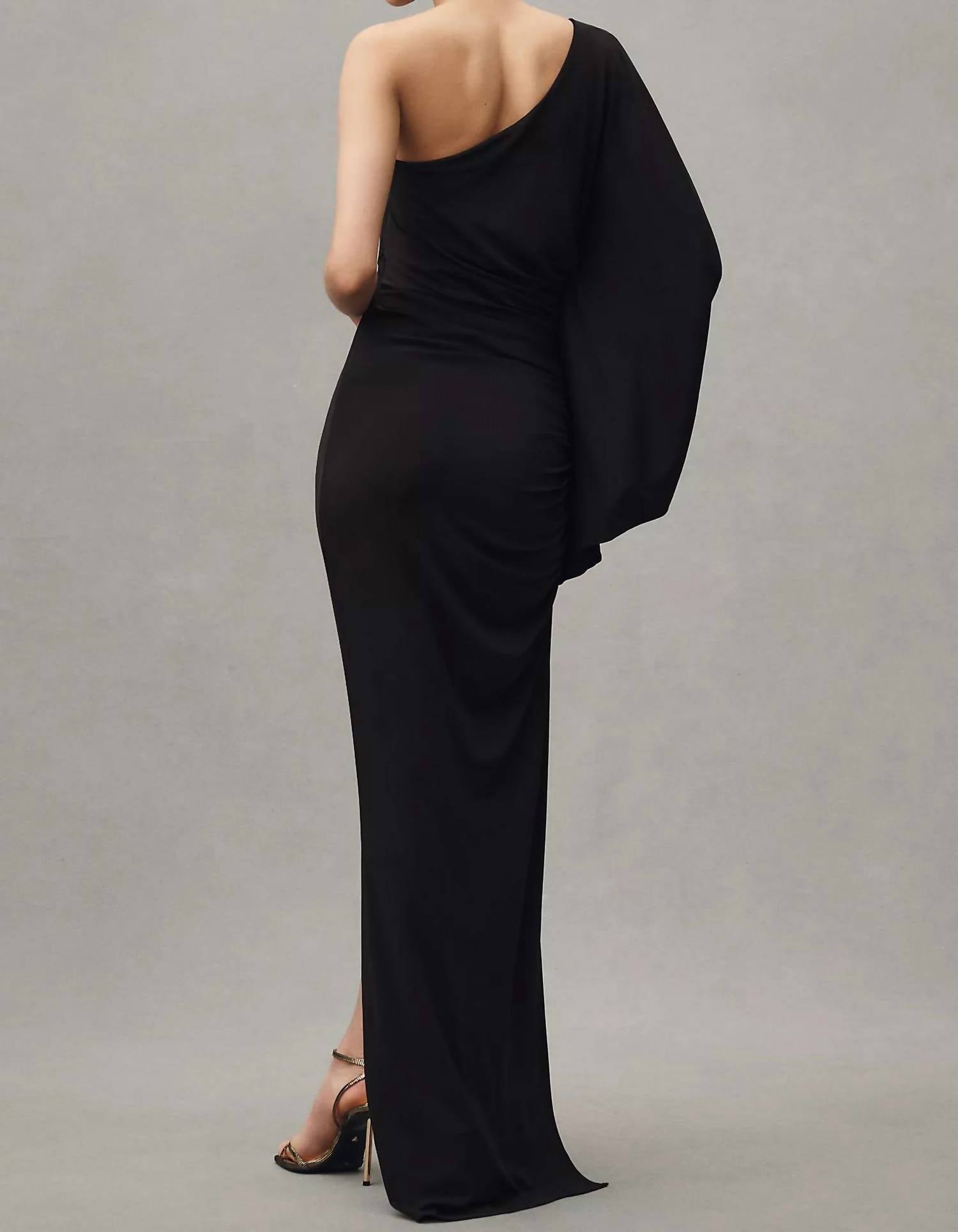 Ronny Kobo - Kallista One-shoulder Column Maxi Dress