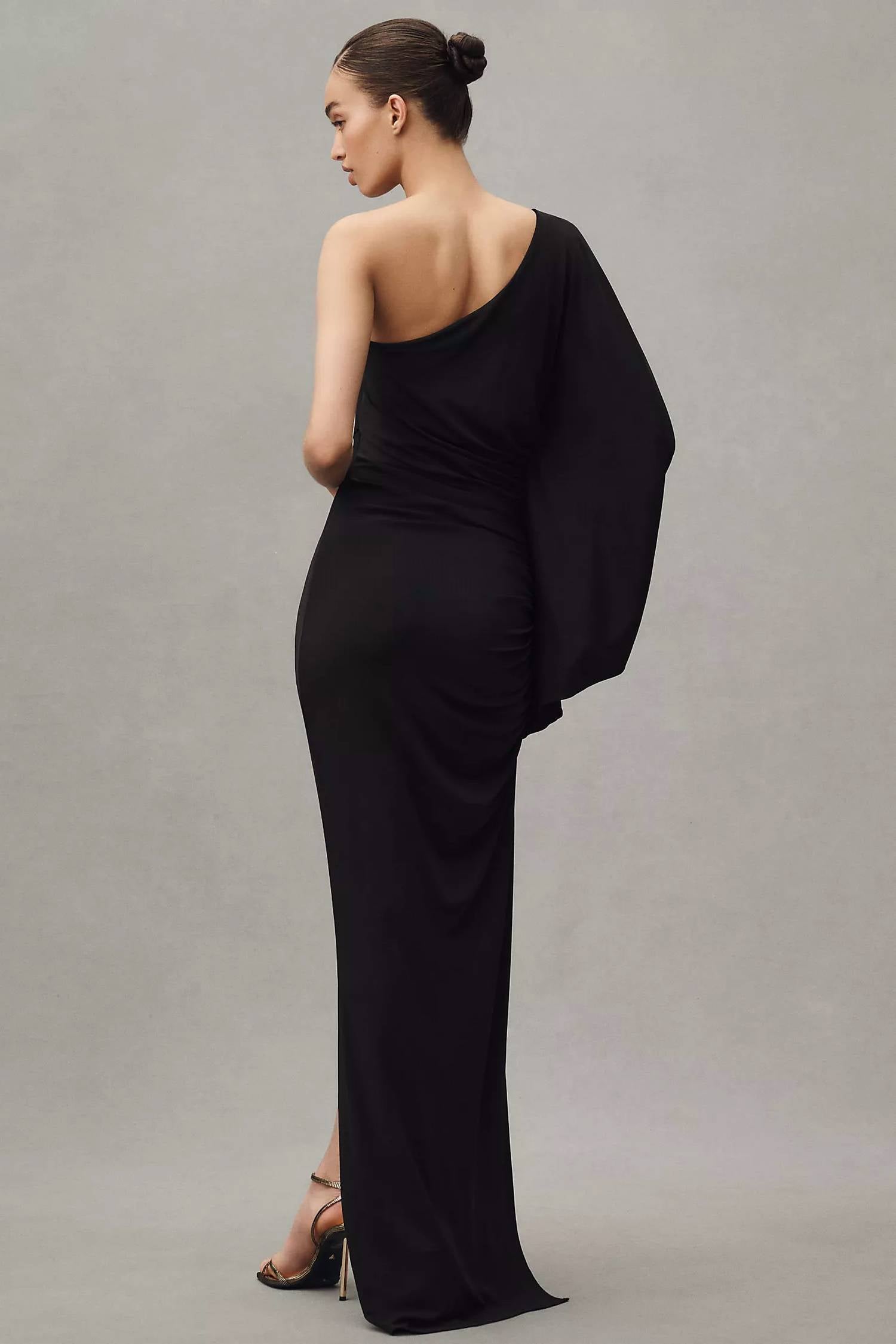 Ronny Kobo - Kallista One-shoulder Column Maxi Dress
