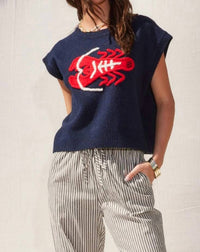 Illa Illa - Lobster Design Soft Knit Sweater