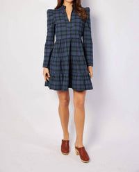 Sail To Sable - Long Sleeve Tunic Flare Dress