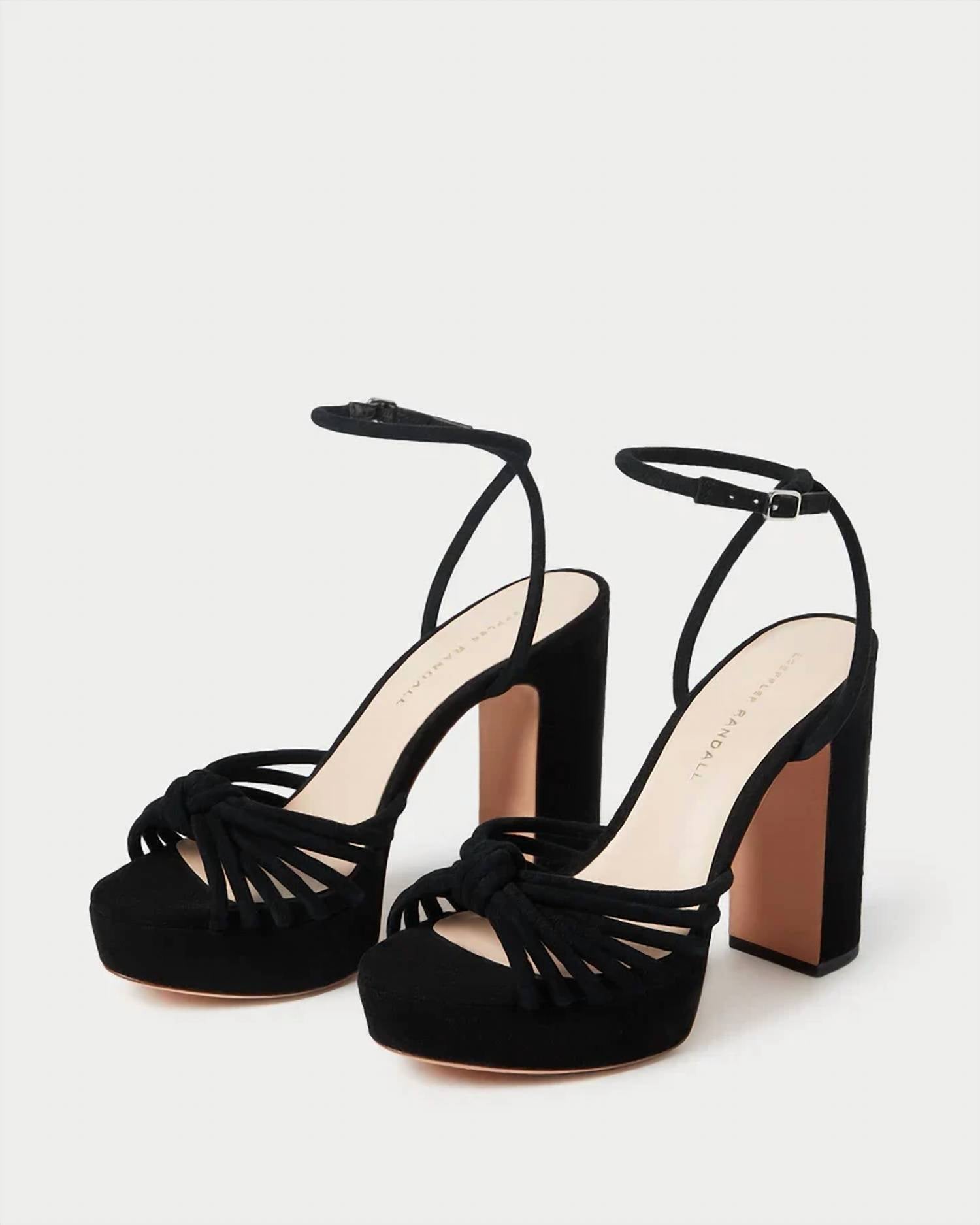 Loeffler Randall - Women's Rivka Leather Knot Platform Sandal