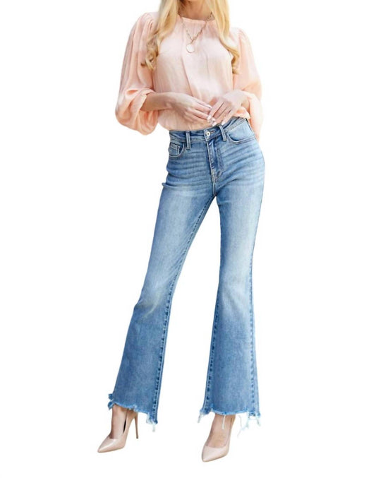 Special A - Mid Rise Boot Cut Jeans - Plus