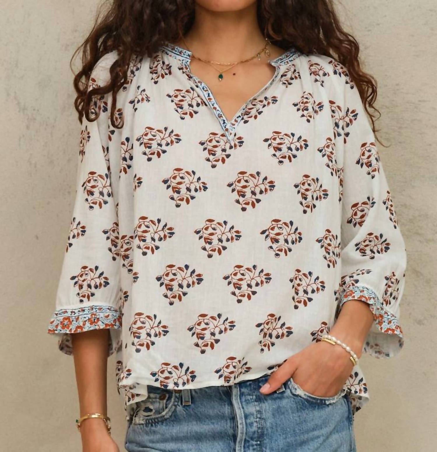 M.A.B.E. - STELLA PRINT TOP