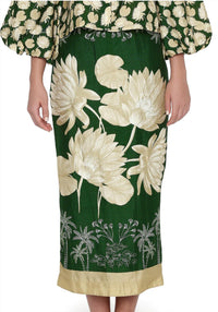 Verandah - Scarf Pencil Skirt