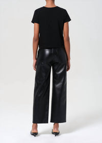 AGOLDE Ren High Rise Wide Leg Jeans in detox - women's pants - detail view
