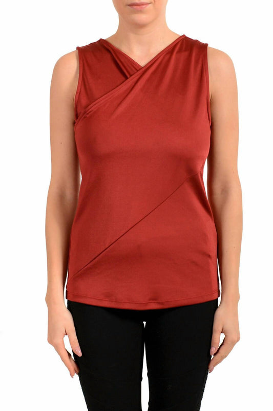 Hugo Boss - Ecasi2 Stretch Sleeveless Faux Wrap Blouse