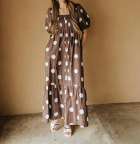 Wishlist - Puff Sleeve Midi Dress