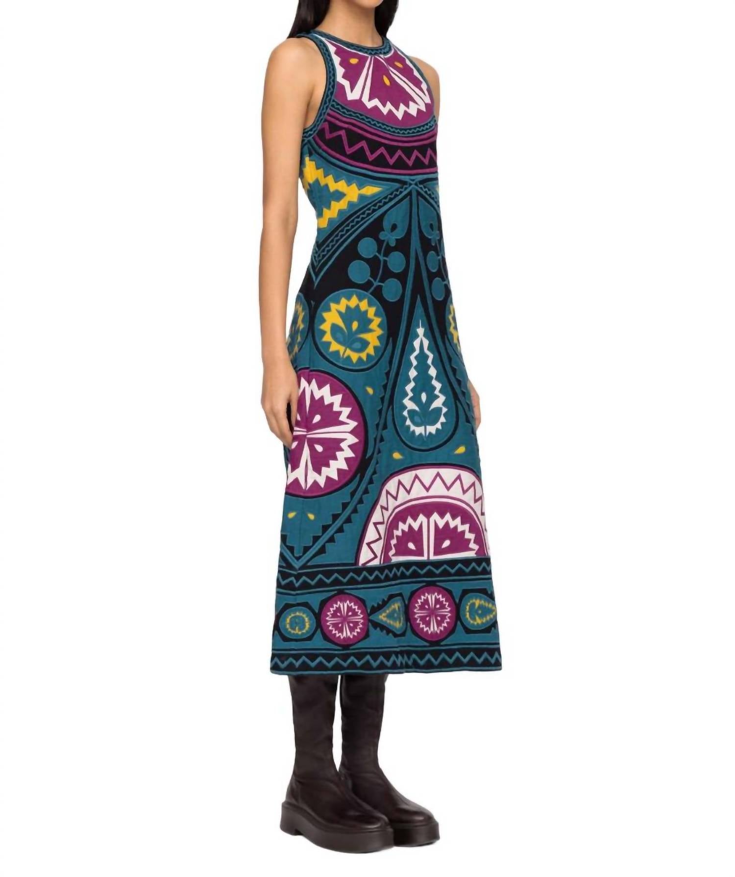 Sea - GAEL APPLIQUE SLEEVELESS DRESS