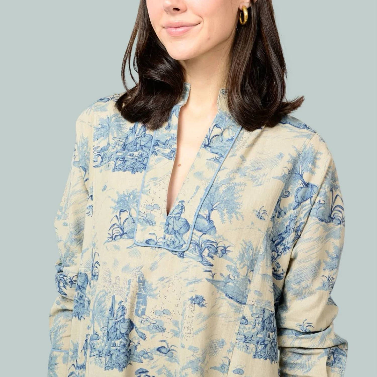 Uncle Frank - Toile Midi Dress