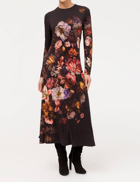 Johnny Was - JANIE FAVORITE LONG SLEEVE MIDI DRESS