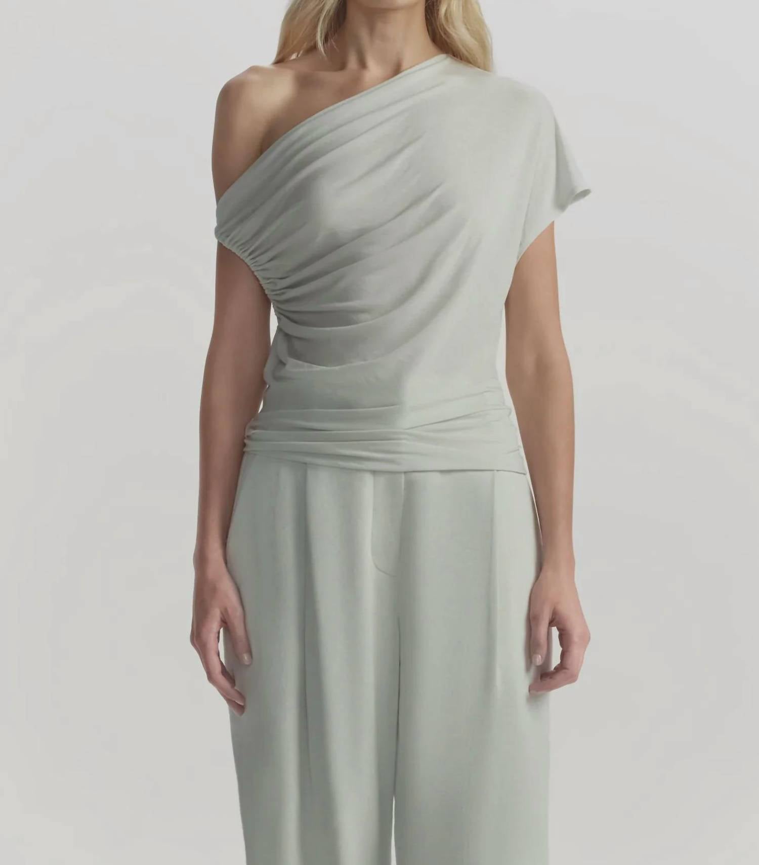 A.L.C. - Draped One-shoulder Tee