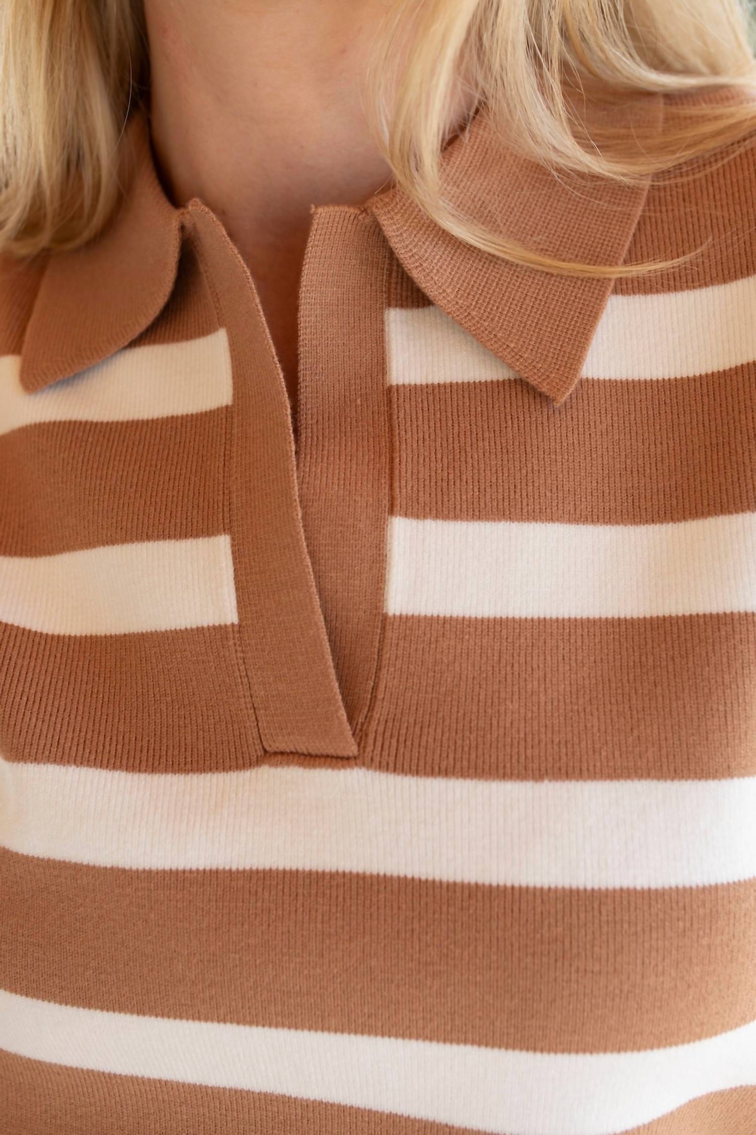 Ee:Some - Earthy Stripes Sleeveless Top