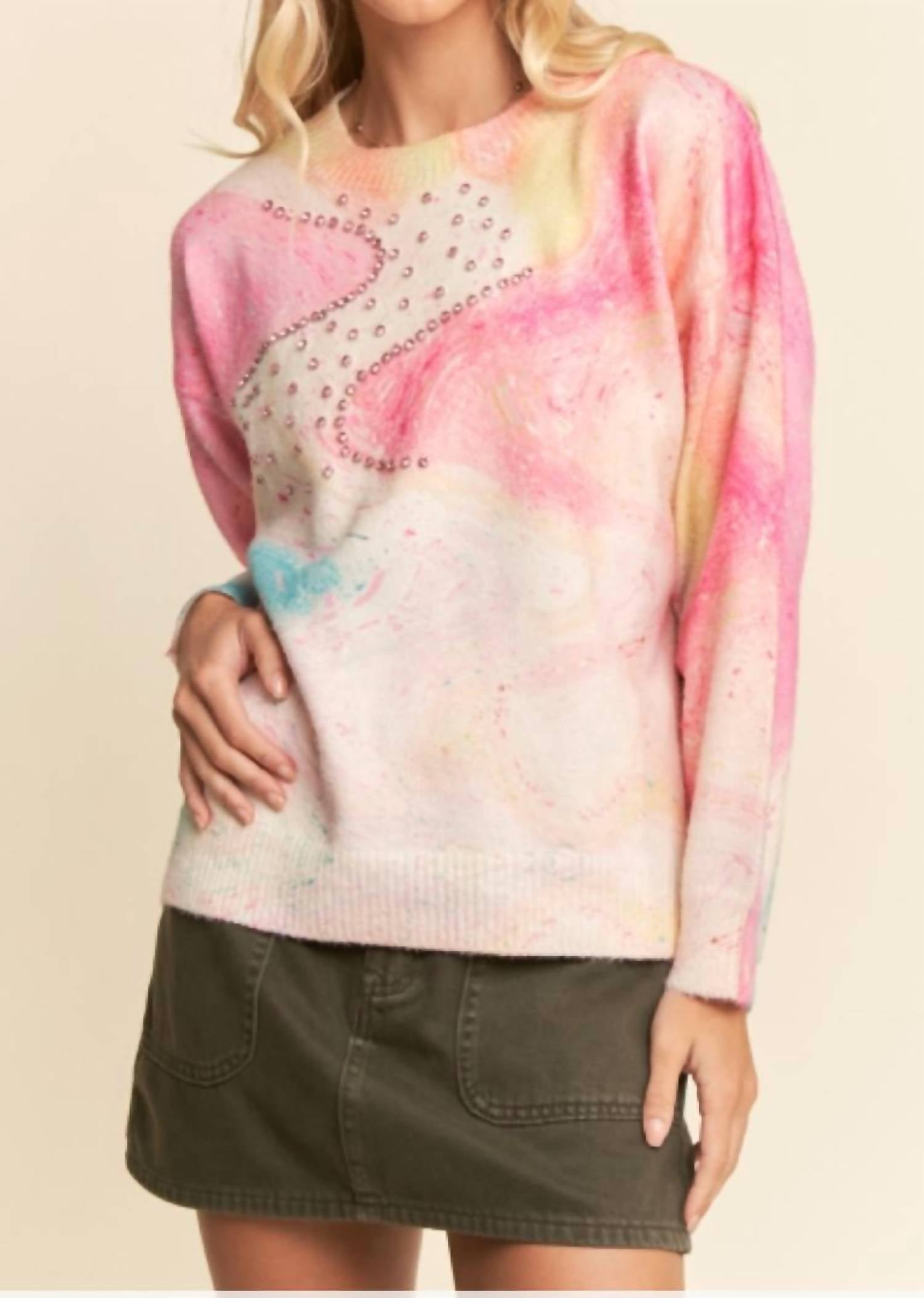 Davi & Dani - Watercolor Whisper Sweater