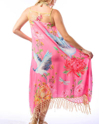 Aratta - Crane Floral Print Dress