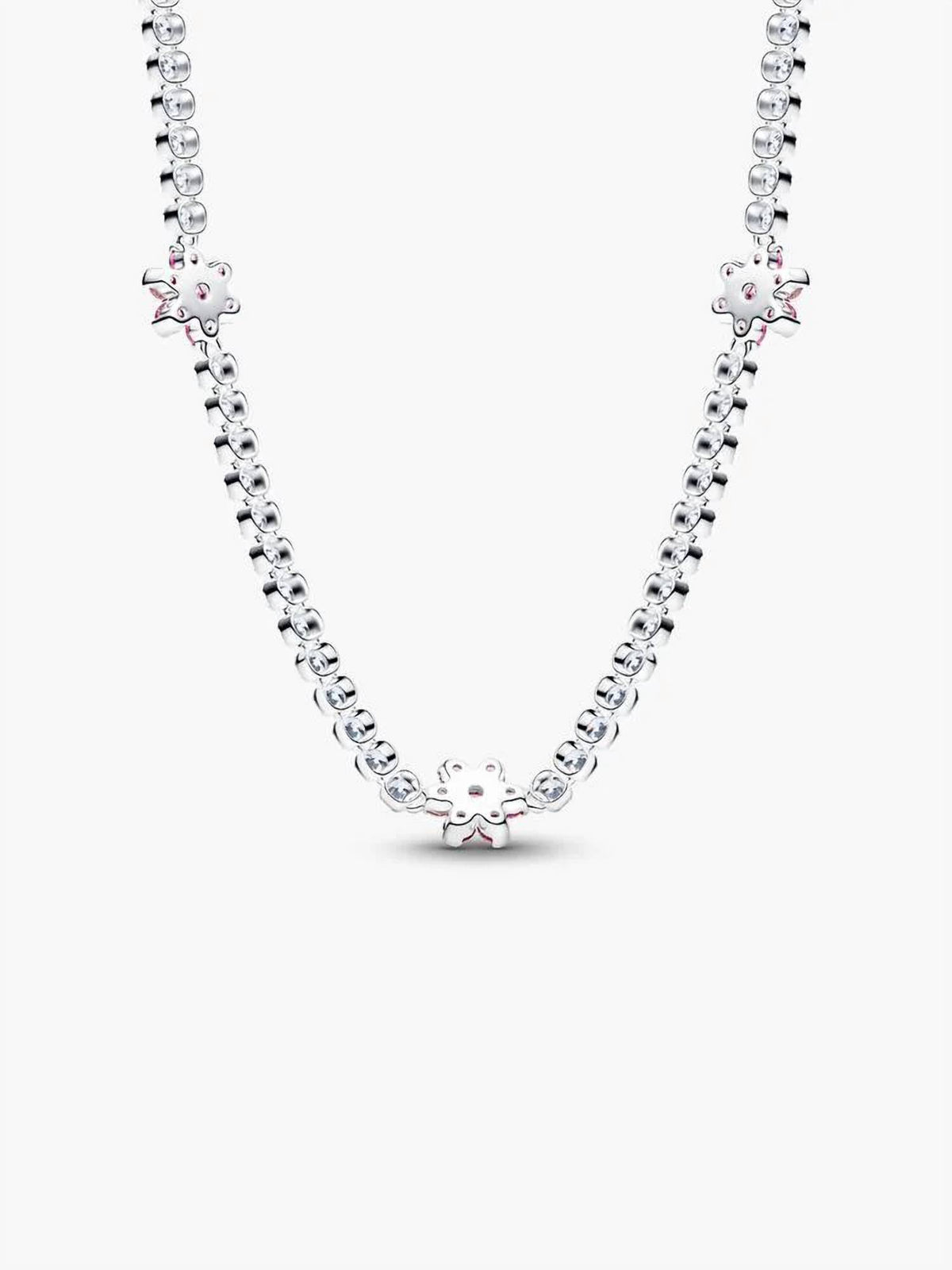 Pandora - Flower Tennis Necklace