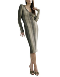 LE SUPERBE 60's Kate Midi Dress in moon glow - women's dress