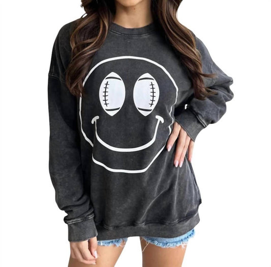 Live Love Gameday - Football Smile Pullover Sweatshirt