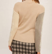Hem & Thread - Lottie Lace Sleeve Sweater
