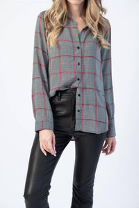 L'Agence - Nina Long Sleeve Blouse