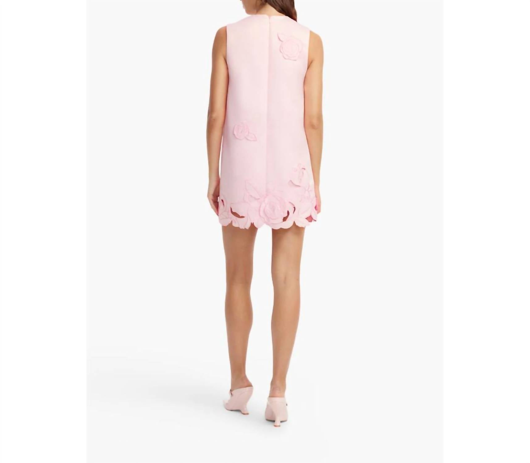 Leo Lin - Yvonne Applique Mini Dress