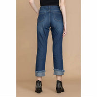 Myra - Amora Cuffed Hem Distressed Boyfriend Jeans