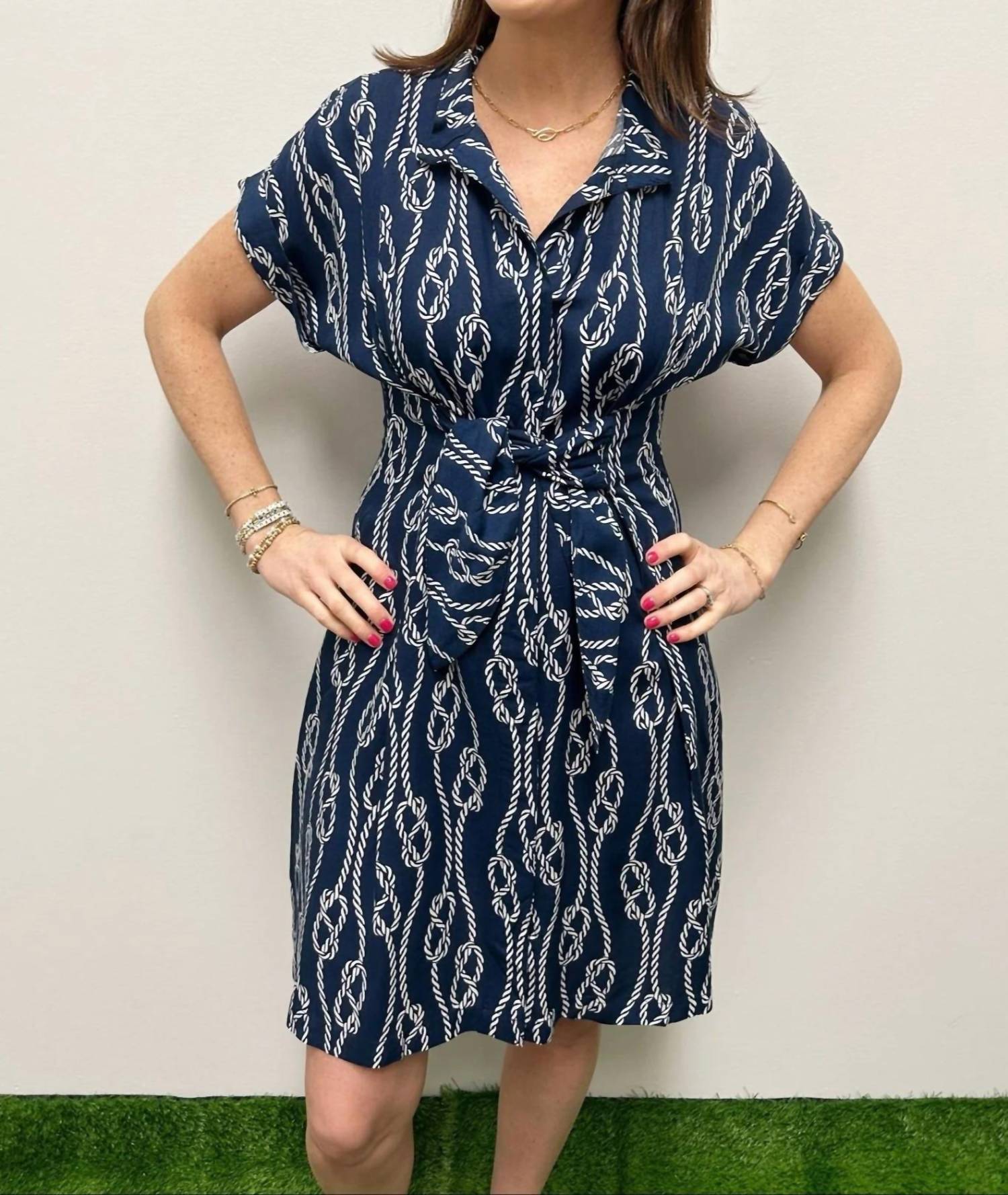 La Mer Luxe - Short Sleeve Amber Dress