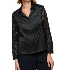 Hinson Wu - Sienna Long Sleeve Lace Shirt