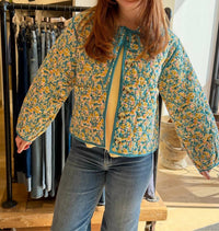 Sunshine Tienda - Reversible Floral Stevie Quilted Jacket
