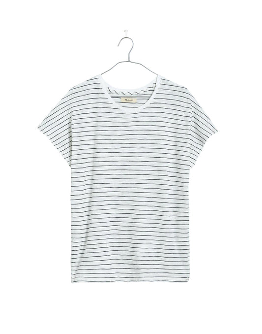 Madewell - Women's Dolman-Sleeve Crewneck Tee in Slub