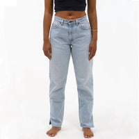 Aligrace - Allysa Tilted Split Jeans