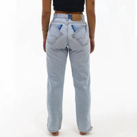 Aligrace - Allysa Tilted Split Jeans