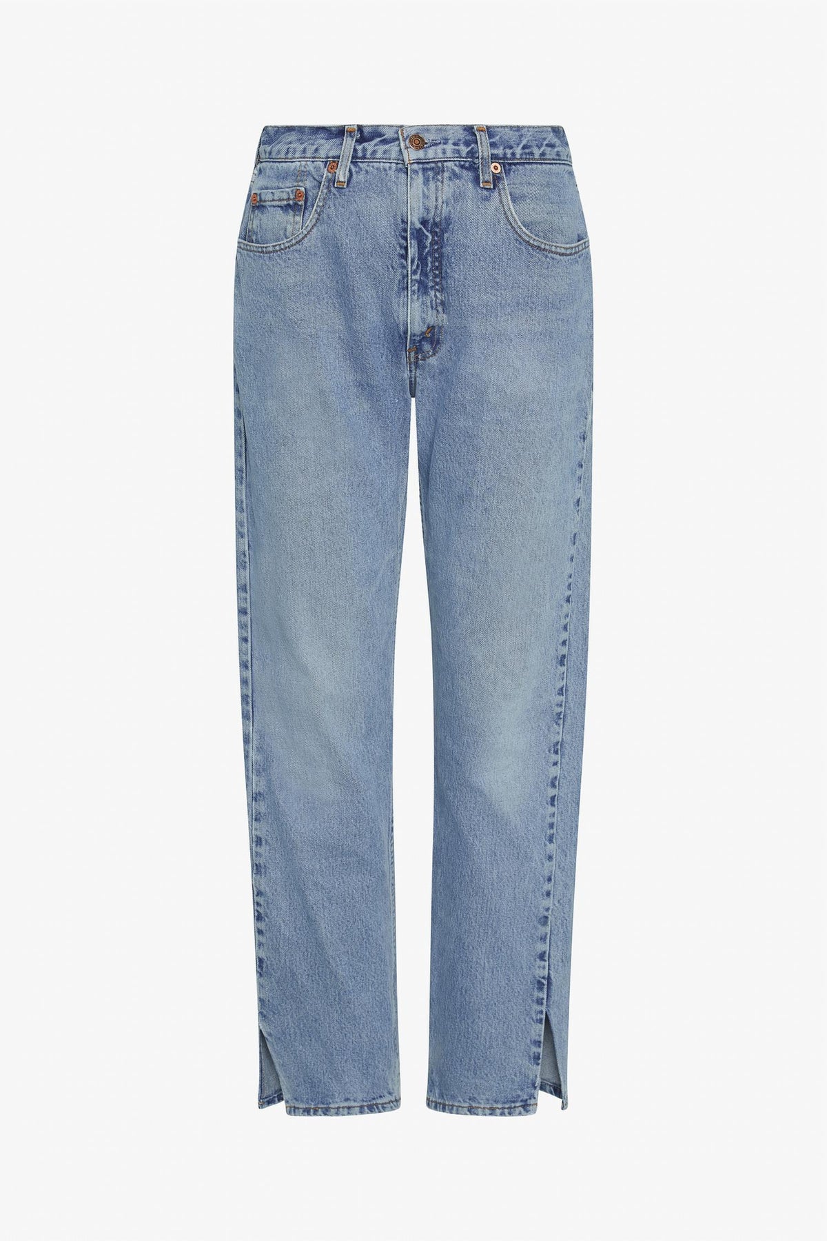 Aligrace - Allysa Tilted Split Jeans