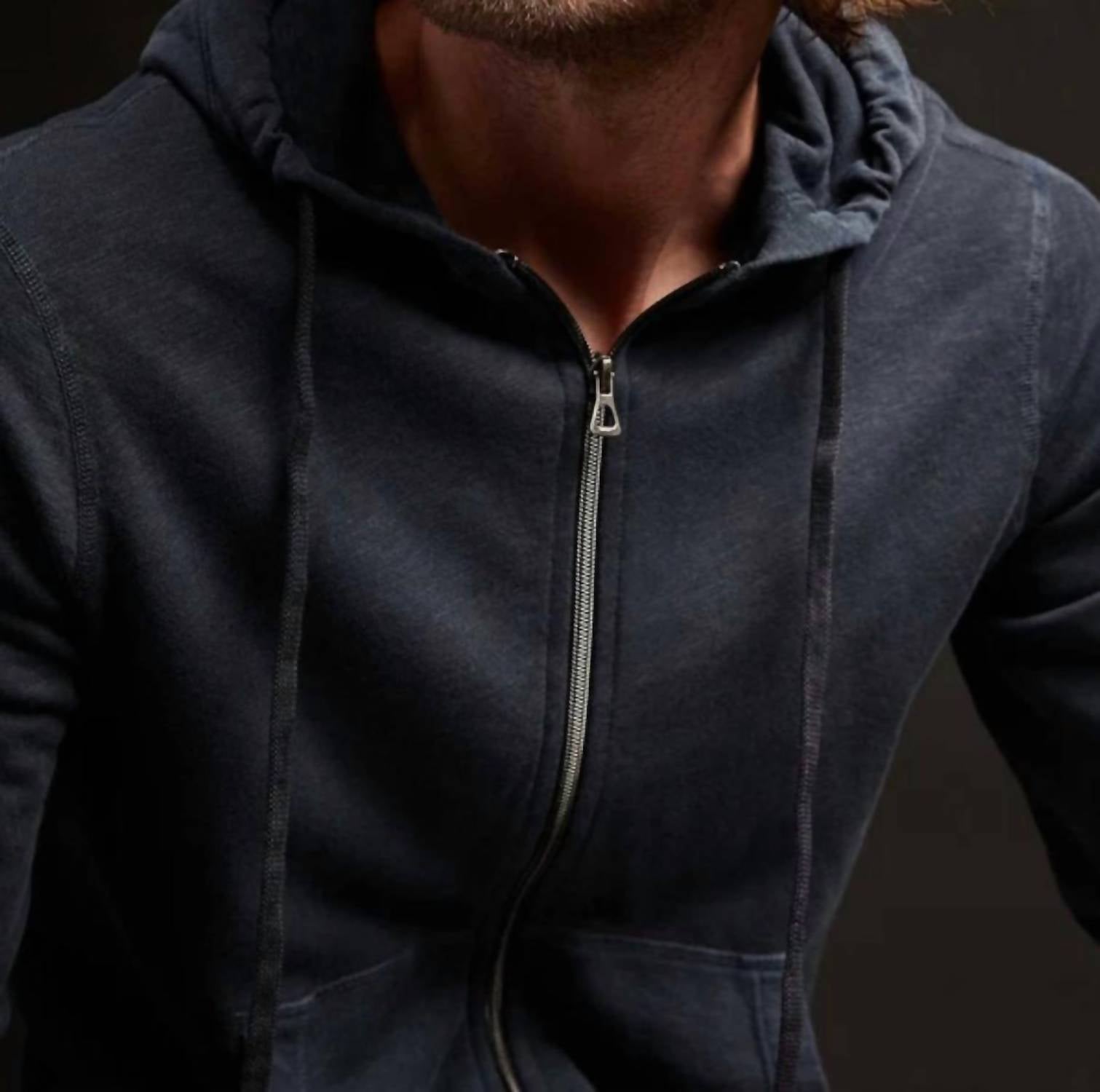 James Perse - Men's Vintage French Terry Zip Hoody