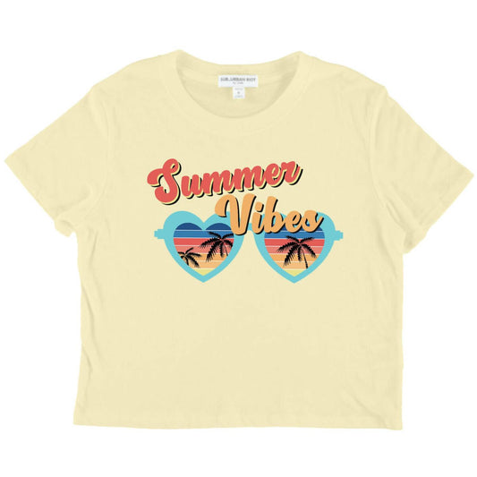 Suburban Riot - Girl's Summer Vibes Boxy Tee