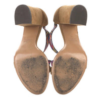 Valentino Garavani - Women's Suede Embroidered Sandals
