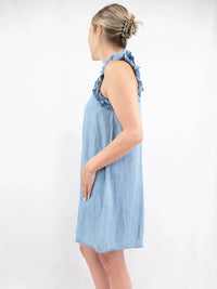 Pretty Follies - No Blues Here Mini Dress