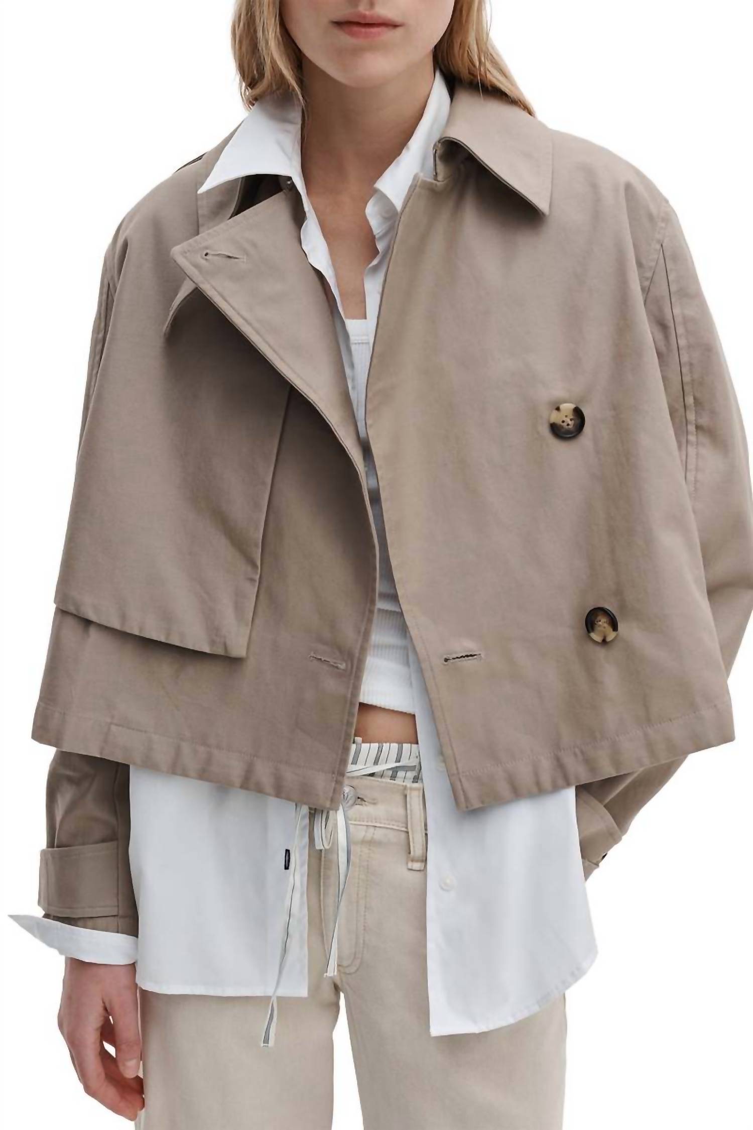 Rag & Bone - Jamie Cropped Trench Coat