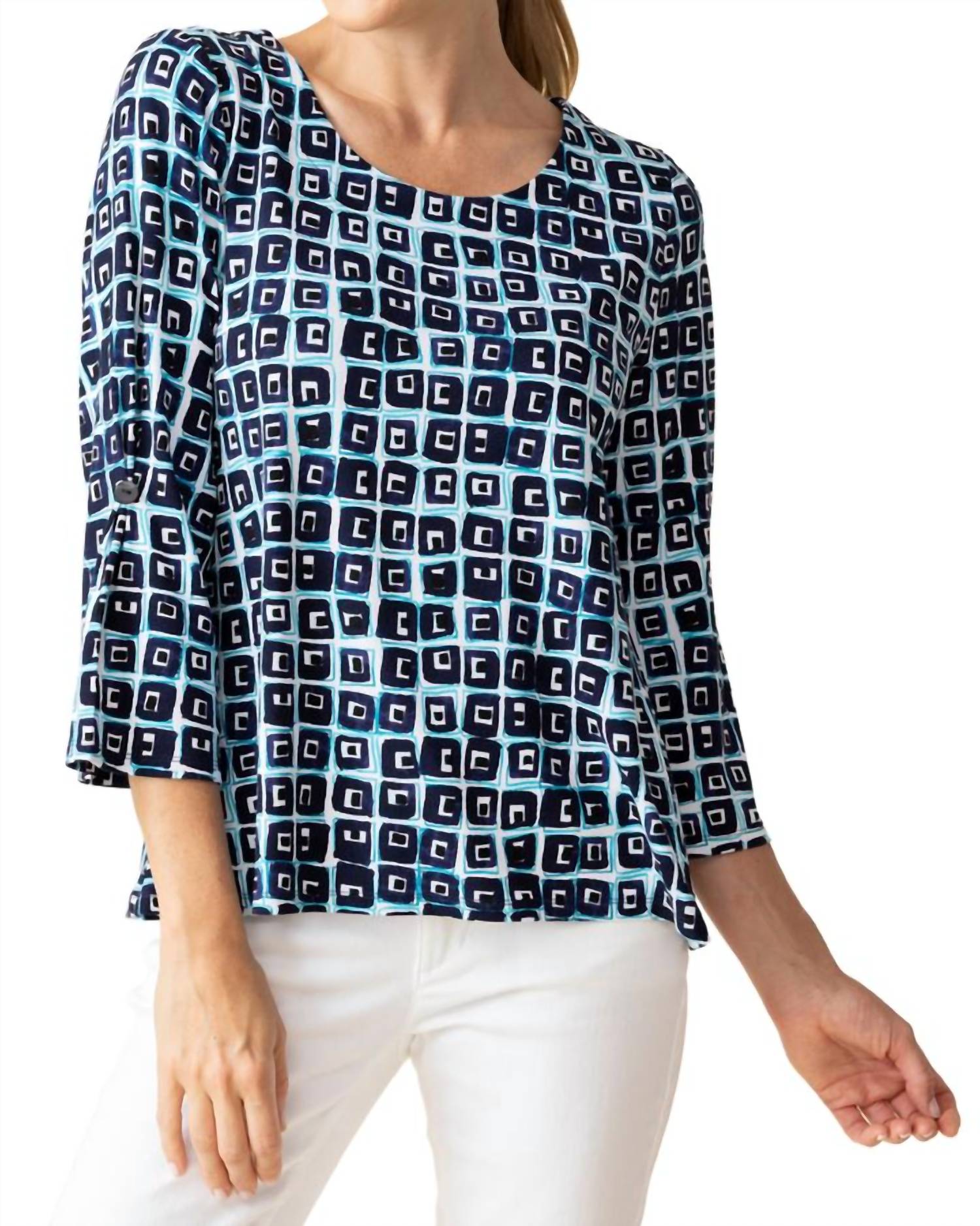 Habitat - Travel Cubism Pleat Sleeve Top